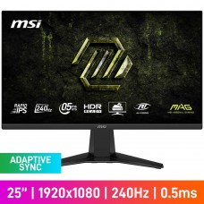 MSI MAG 255F X24 FHD (1920x1080) Gaming Monitor , 240Hz, Adaptive Sync, Rapid IPS, 24.5"