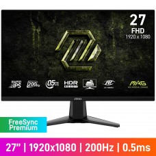 MSI MAG 275F E20 FHD (1920x1080) Gaming Monitor, 200Hz, FreeSync Premium, Rapid IPS, 27" MSI MAG 275F E20 FHD (1920x1080) Gaming Monitor, 200Hz, FreeSync Premium, Rapid IPS, 27"