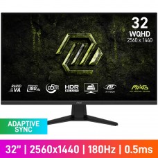MSI MAG 325QF E18V WQHD (2560x1440) Gaming Monitor, 180Hz, Adaptive Sync, Rapid VA, 31.5"
