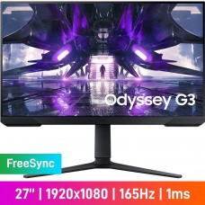 Samsung LS27AG320NAXXA Odyssey G32A FHD (1920x1080) Gaming Monitor, 165Hz, FreeSync Premium, VA, 27"