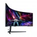 Samsung LS57CG952NUXEN Odyssey Neo G9 G95NC Dual-UHD 5K (7680x2160) 1000R Curved Gaming Monitor with RGB Lighting, 240Hz, FreeSync Premium Pro, DisplayHDR 1000, VA, 57"