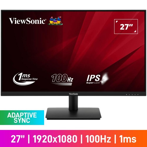ViewSonic VA270-H FHD (1920x1080) Gaming Monitor, 100Hz, Adaptive Sync, VA, 27"