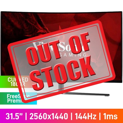 ViewSonic VX3258-2KPC-MHD WQHD (2560x1440) 1800R Curved Gaming Monitor, 144Hz, FreeSync Premium, VA, 31.5" ViewSonic VX3258-2KPC-MHD WQHD (2560x1440) 1800R Curved Gaming Monitor, 144Hz, FreeSync Premium, VA, 31.5"