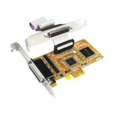 Sunix MIO5499H 4-Port Serial RS232 & 1-Port Parallel LTP Add-on Card, PCI-Express 2.0 x1 Card Sunix MIO5499H 4-Port Serial RS232 & 1-Port Parallel LTP Add-on Card, PCI-Express 2.0 x1 Card