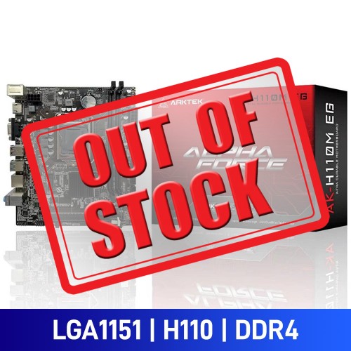 Arktek AK-H110M, Intel H110 Chipset, LGA1151, DDR4, Micro ATX Desktop Motherboard Arktek AK-H110M, Intel H110 Chipset, LGA1151, DDR4, Micro ATX Desktop Motherboard