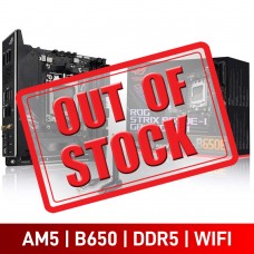 ASUS ROG STRIX B650E-I GAMING WIFI, AMD B650 Chipset, Socket AM5, Mini ITX Desktop Motherboard