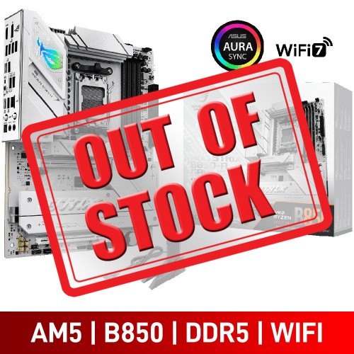 ASUS ROG STRIX B850-A GAMING WIFI, AMD B850 Chipset, Socket AM5, ATX Desktop Motherboard