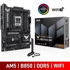 ASUS TUF GAMING B850-PLUS WIFI, AMD B850 Chipset, Socket AM5, ATX Desktop Motherboard ASUS TUF GAMING B850-PLUS WIFI, AMD B850 Chipset, Socket AM5, ATX Desktop Motherboard