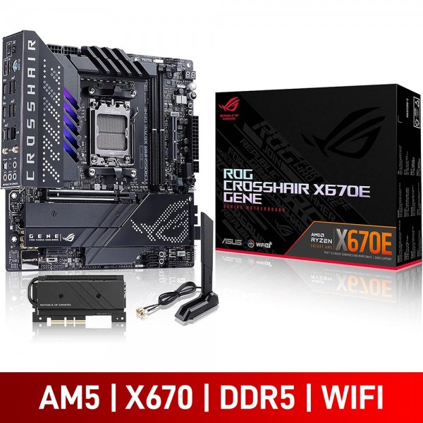 マザーボード ASUS ROG CROSSHAIR X670 GENE ASUS ROG CROSSHAIR X670E GENE AMD X670E Ryzen Socket AM5 Micro-ATX