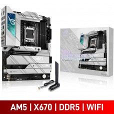 ASUS ROG STRIX X670E-A GAMING WIFI, AMD X670 Chipset, Socket AM5, ATX Desktop Motherboard