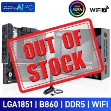 ASUS TUF GAMING B860M-PLUS WIFI, Intel B860 Chipset, LGA1851, DDR5, Micro ATX Desktop Motherboard ASUS TUF GAMING B860M-PLUS WIFI, Intel B860 Chipset, LGA1851, DDR5, Micro ATX Desktop Motherboard