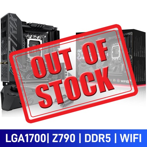 ASUS ROG STRIX Z790-I GAMING WIFI, Intel Z790 Chipset, LGA1700, DDR5, ITX Desktop Motherboard