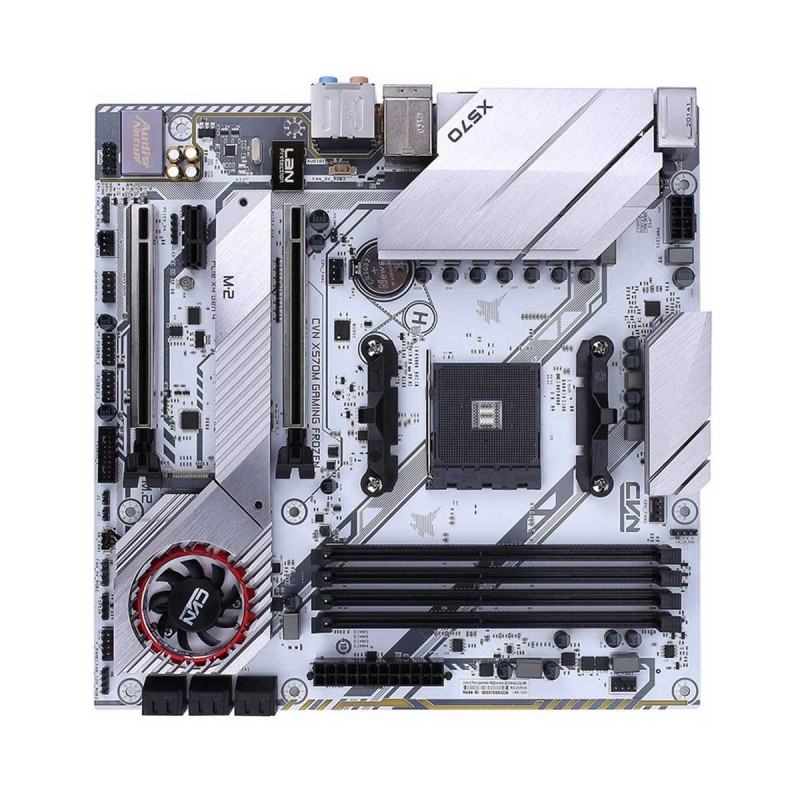 COLORFUL CVN X570M GAMING FROZEN V14 AMD X570 Chipset Socket AM4 DDR4 Micro ATX Desktop 