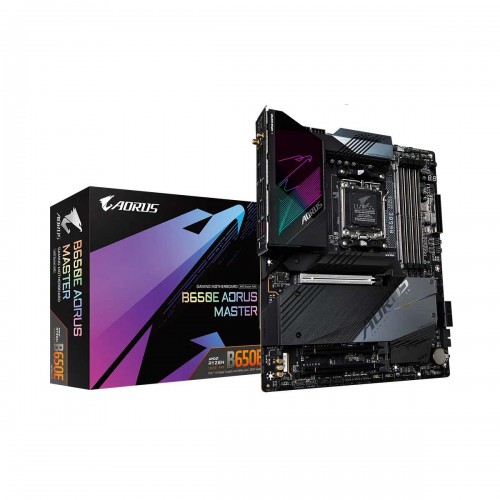 Gigabyte B650E AORUS MASTER with Wi-Fi, AMD B650 Chipset, Socket AM5, ATX Desktop Motherboard
