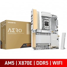 Gigabyte X870E AERO X3D WOOD with Wi-Fi 7, AMD X870E Chipset, Socket AM5, ATX Desktop Motherboard