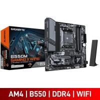 Gigabyte B550M GAMING X WIFI6, AMD B550 Chipset, Socket AM4, Micro ATX Desktop Motherboard Gigabyte B550M GAMING X WIFI6, AMD B550 Chipset, Socket AM4, Micro ATX Desktop Motherboard