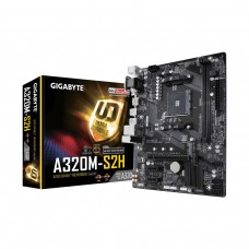 Gigabyte A320M-S2H, AMD A320 Chipset, Socket AM4, Micro ATX Desktop Motherboard