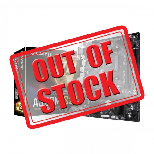 Gigabyte A320M-S2H, AMD A320 Chipset, Socket AM4, Micro ATX Desktop Motherboard