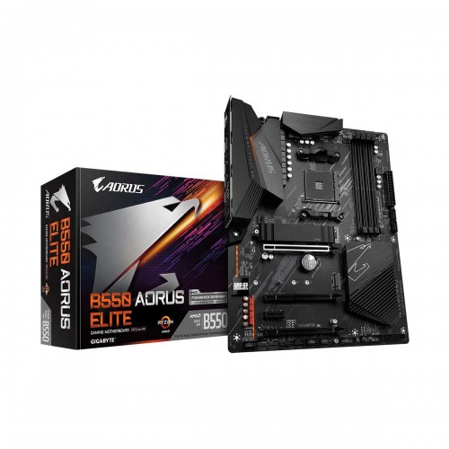 Gigabyte B550 AORUS ELITE, AMD B550 Chipset, Socket AM4, ATX Desktop Motherboard