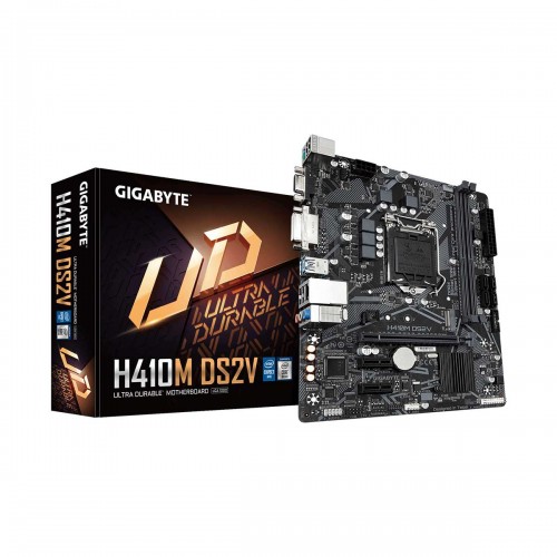 Gigabyte H410M DS2V, Intel H410 Chipset, LGA1200, Micro ATX Desktop