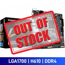 Gigabyte H610M H DDR4, Intel H610 Chipset, LGA1700, DDR4, Micro ATX Desktop Motherboard Gigabyte H610M H DDR4, Intel H610 Chipset, LGA1700, DDR4, Micro ATX Desktop Motherboard