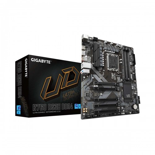 Gigabyte B760 DS3H DDR4, Intel B760 Chipset, LGA1700, DDR4, ATX Desktop Motherboard