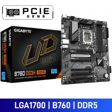 Gigabyte B760 DS3H GEN5, Intel B760 Chipset, LGA1700, DDR5, ATX Desktop Motherboard Gigabyte B760 DS3H GEN5, Intel B760 Chipset, LGA1700, DDR5, ATX Desktop Motherboard