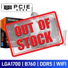 Gigabyte B760M GAMING WIFI6 PLUS GEN5, Intel B760 Chipset, LGA1700, DDR5, Micro ATX Desktop Motherboard