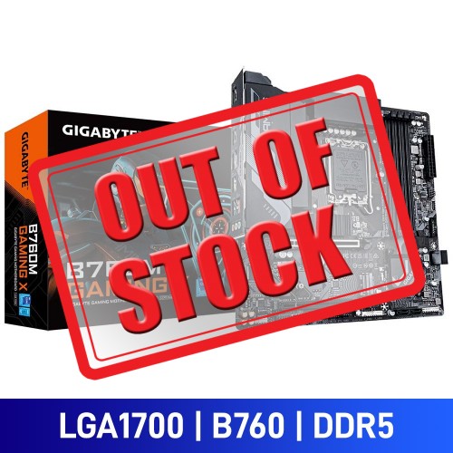 Gigabyte B760M GAMING X, Intel B760 Chipset, LGA1700, DDR5, Micro ATX Desktop Motherboard Gigabyte B760M GAMING X, Intel B760 Chipset, LGA1700, DDR5, Micro ATX Desktop Motherboard