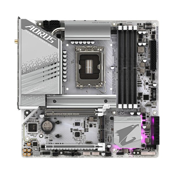 Gigabyte Z790M AORUS ELITE AX ICE with Wi-Fi, Intel Z790 Chipset