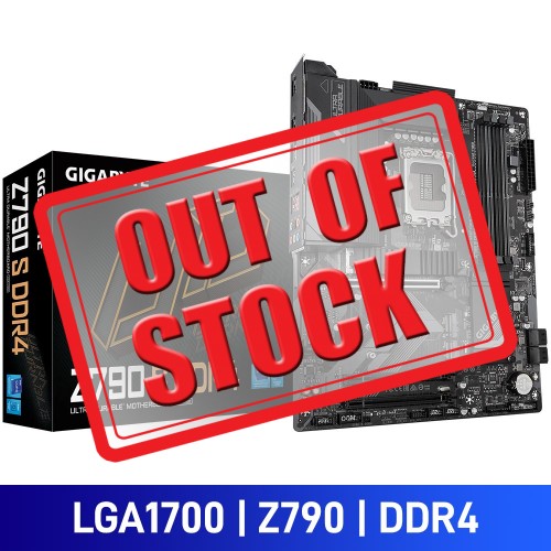 Gigabyte Z790 S DDR4, Intel Z790 Chipset, LGA1700, DDR4, ATX Desktop Motherboard