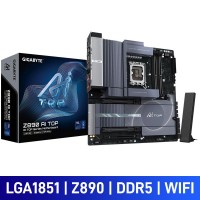 Gigabyte Z890 AI TOP with Wi-Fi, Intel Z890 Chipset, LGA1851, DDR5, E-ATX Desktop Motherboard