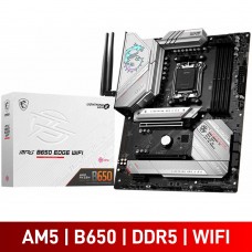 MSI MPG B650 EDGE WIFI, AMD B650 Chipset, Socket AM5, ATX Desktop Motherboard