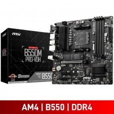 MSI B550M PRO-VDH, AMD B550 Chipset, Socket AM4, Micro ATX Desktop Motherboard MSI B550M PRO-VDH, AMD B550 Chipset, Socket AM4, Micro ATX Desktop Motherboard