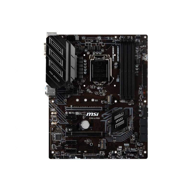 MSI Z390-A PRO, Intel Z390 Chipset, LGA1151, ATX Desktop Motherboard