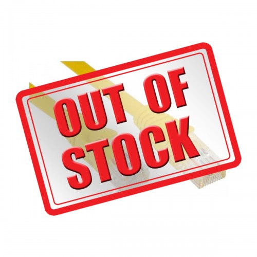 Unbranded Cat5E Unshielded Network Cable Flylead, Yellow, 1 Meter