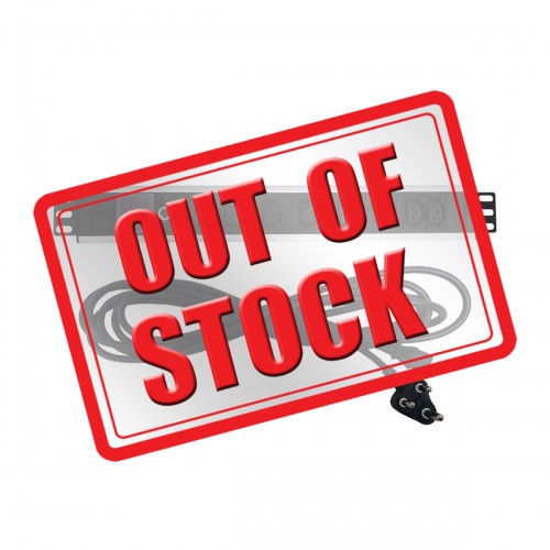 Unbranded CAB-P08IEC 1U Power Distribution Unit Rackmount PDU with 8 IEC C13 Plugs, Removable 2m IEC Power Cable