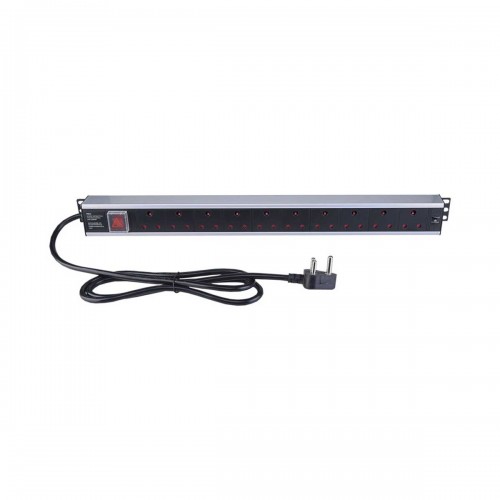 Linkbasic CAB-P10 1.5U Power Distribution Unit Rackmount PDU with 10 SA Plugs, 2m Power Cable