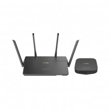 D-Link COVR-3902 AC3900 Whole Home Mesh Wi-Fi System Dual Band (2.4 / 5GHz) Router / Access Point — 1 Router and 1 Extender