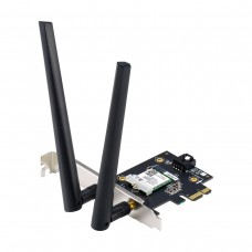 ASUS PCE-AX1800 Dual-Band Wi-Fi 6 802.11ax and Bluetooth 5.2 PCI-Express Card with Antenna