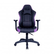 Cooler Master CALIBER E1 Gaming Chair — Black and Purple