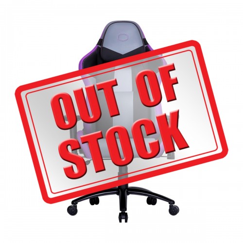 Cooler Master CALIBER R3 Gaming Chair — Black and Purple Cooler Master CALIBER R3 Gaming Chair — Black and Purple