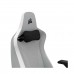 Corsair TC200 Plush Leatherette Gaming Chair — Light Grey and White Corsair TC200 Plush Leatherette Gaming Chair — Light Grey and White