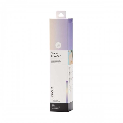 Cricut HTV / Smart Iron-On Vinyl, 33cm x 273cm, Holographic Translucent Blue