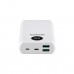 ADATA P20000QCD Power Bank with Digital Display, Triple Outputs, 20,000 mAh — White