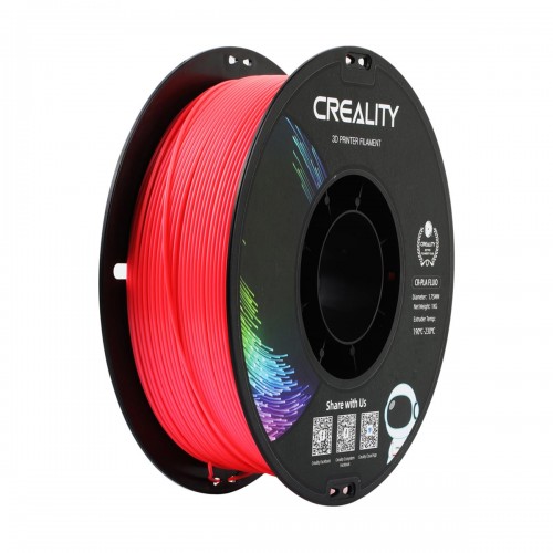 Creality CR Series PLA Premium 3D Printer Filament, 1KG — Fluorescent Red