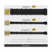 Antec BK300 Individually Sleeved PSU Extension Cables, Universal Compatibility, Black
