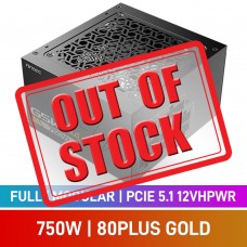 Antec GSK Series GSK750 ATX3.1 80 PLUS Gold Fully Modular PCIe 5.1 12VHPWR 12V-2x6 ATX 3.1 PSU, 750w