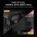 Corsair 12V-2x6 90° Angled Style A Type-5 Individually Sleeved Power Cable — Black