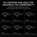 Corsair 12V-2x6 90° Angled Style B Type-5 Individually Sleeved Power Cable — Black
